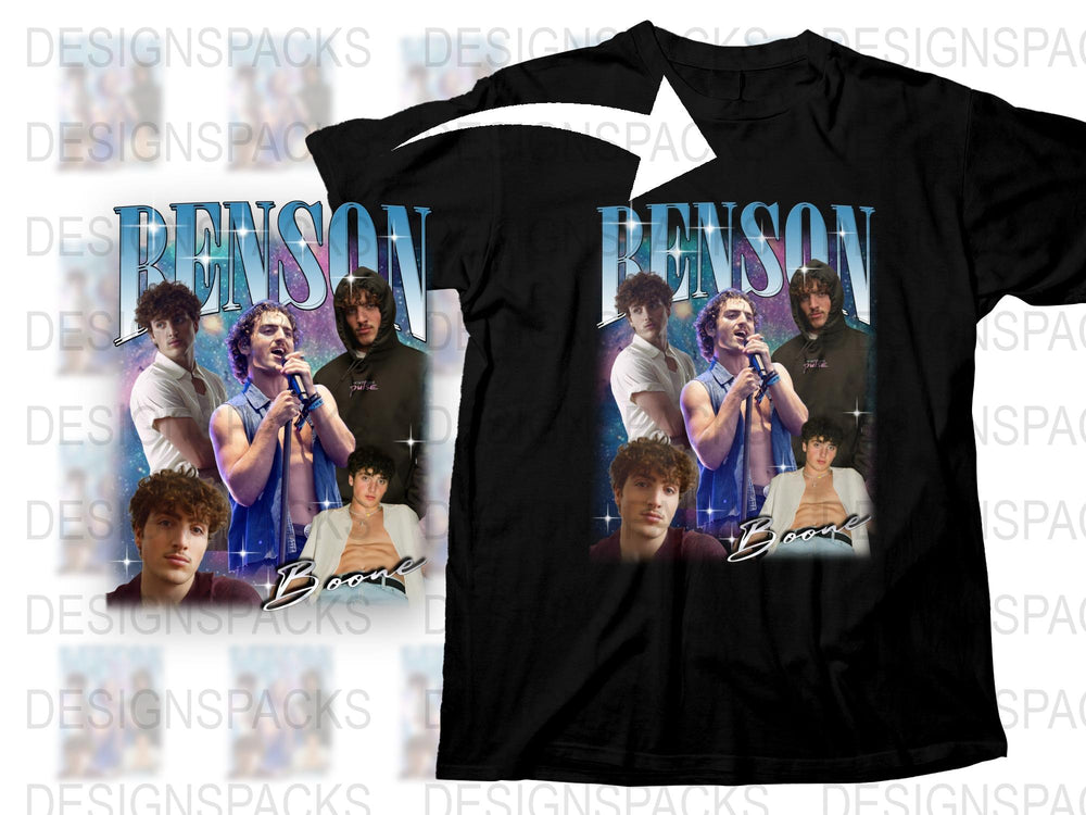 Vintage Benson Band Graphic Tee, Retro Music Group T-Shirt, Classic Rock Concert Shirt