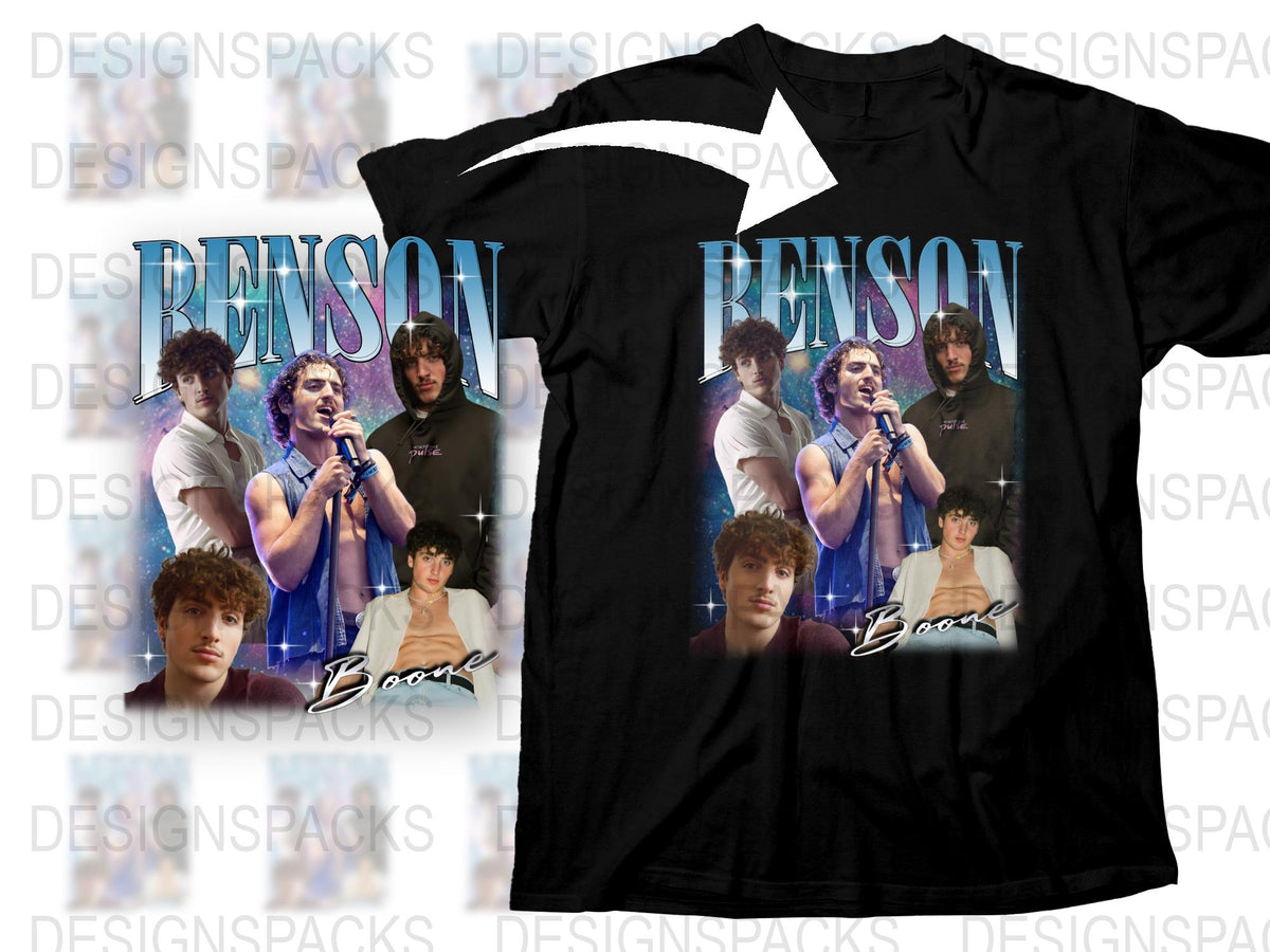 Vintage Benson Band Graphic Tee, Retro Music Group T-Shirt, Classic Rock Concert Shirt