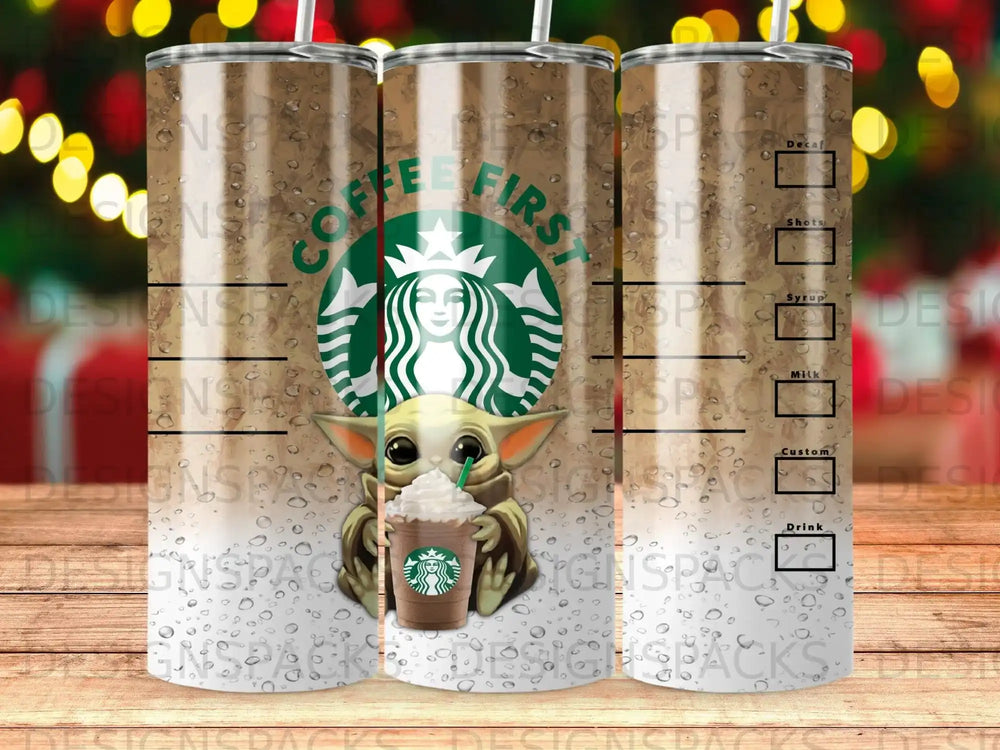 Baby Yoda Grogu Starbucks Coffee First Tumbler product type