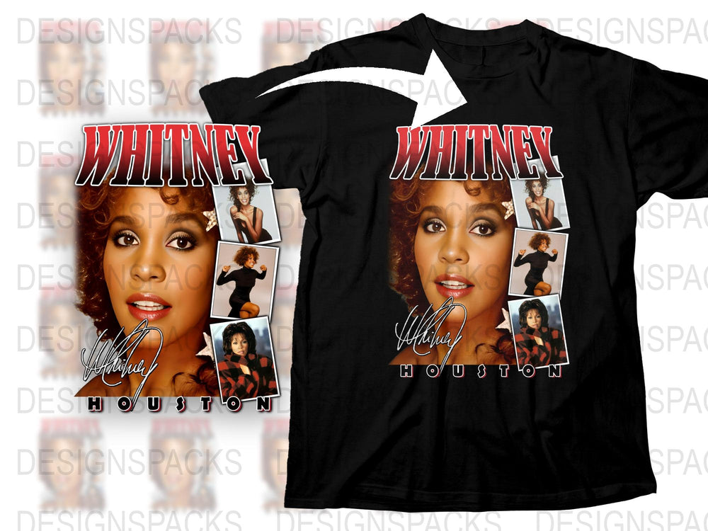 Vintage Whitney Houston T-Shirt, Classic Pop Icon Tee, Retro Music Legend Shirt, Collector's Item, Gift Idea