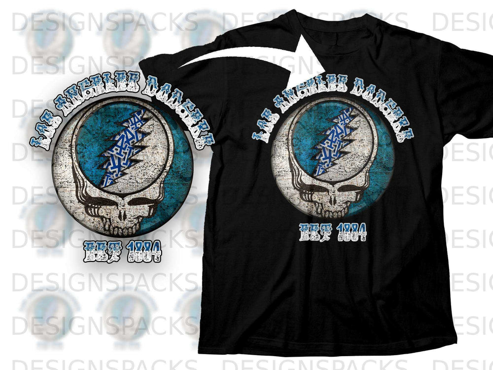 Los Angeles Rams Skull Design Established 1934 Shirt
