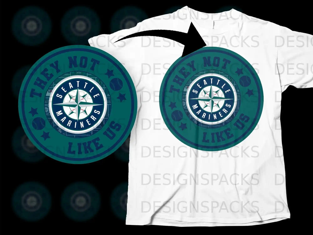 They Not Like Us Seattle Mariners Graphic Shirt