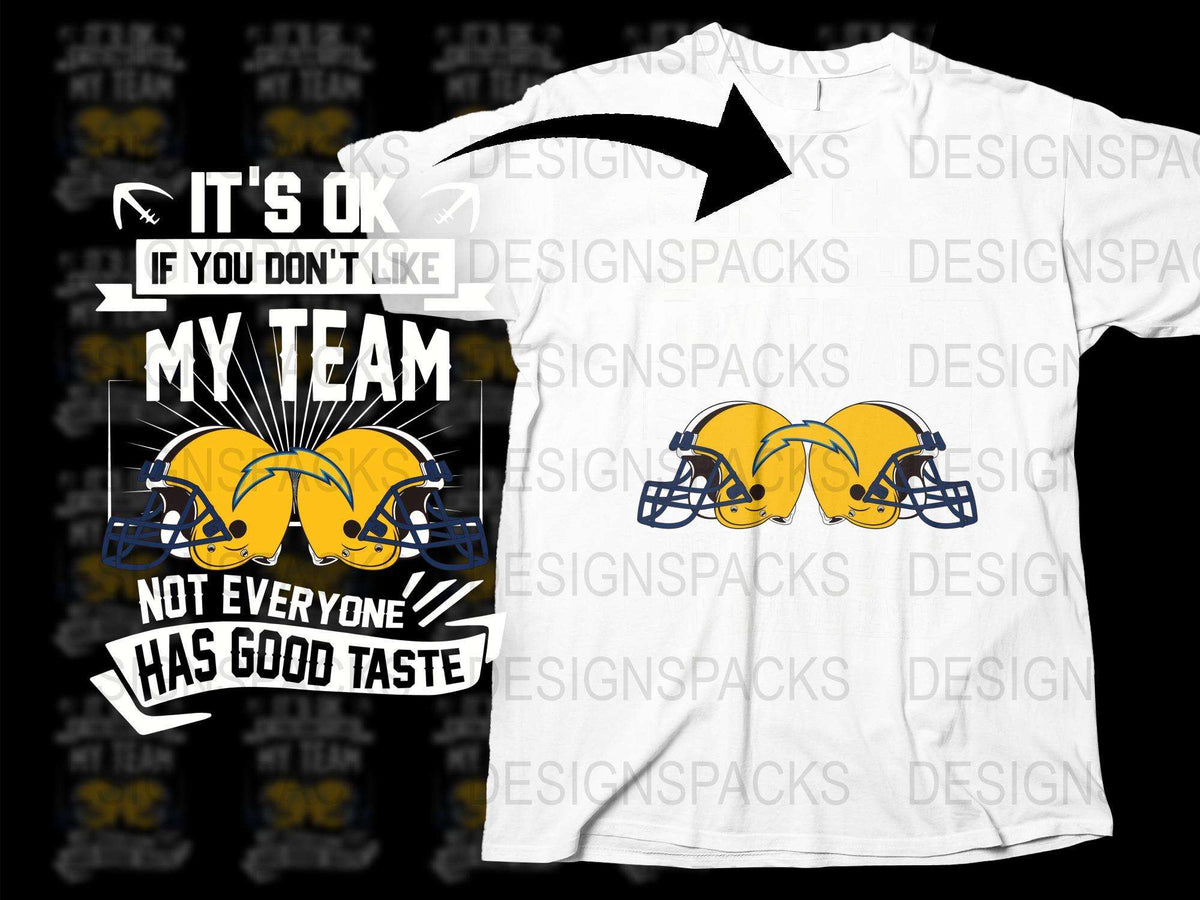 Sports Fan T-Shirt, Funny Football Team Supporter Tee, Graphic Design, Gift for Sports Enthusiasts