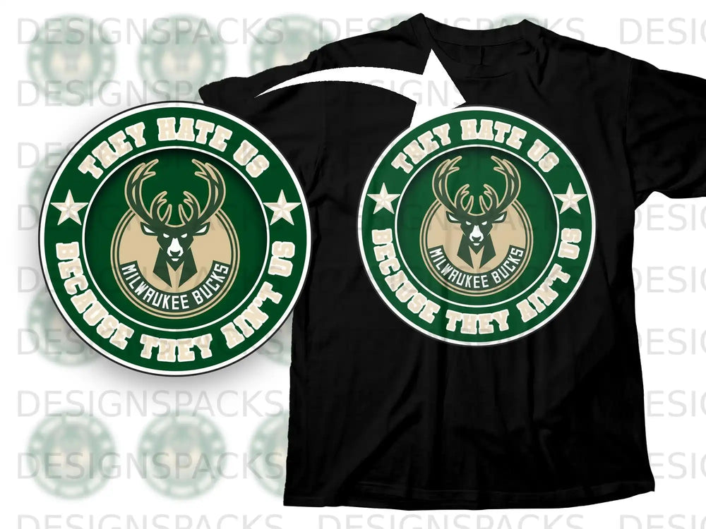 Milwaukee Bucks They Hate Us Because They Ain't Us Shirt