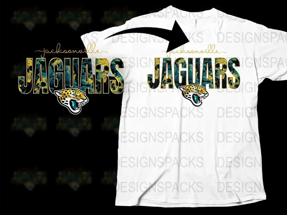 Jacksonville Jaguars T-Shirt, NFL Team Logo Graphic Tee, Unisex Football Fan Apparel