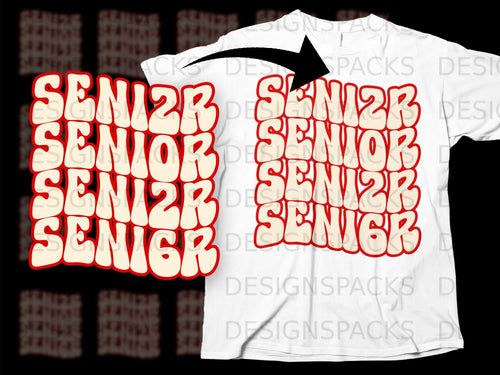 White t-shirt mockup with two 