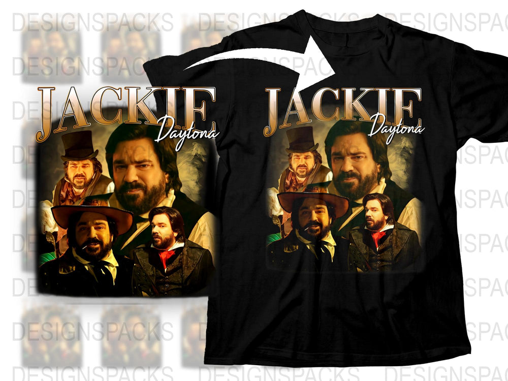 Jackie Daytona T-Shirt, Funny Character Tee, Casual Human Bartender, Unique Graphic Shirt, TV Show Fan Gift