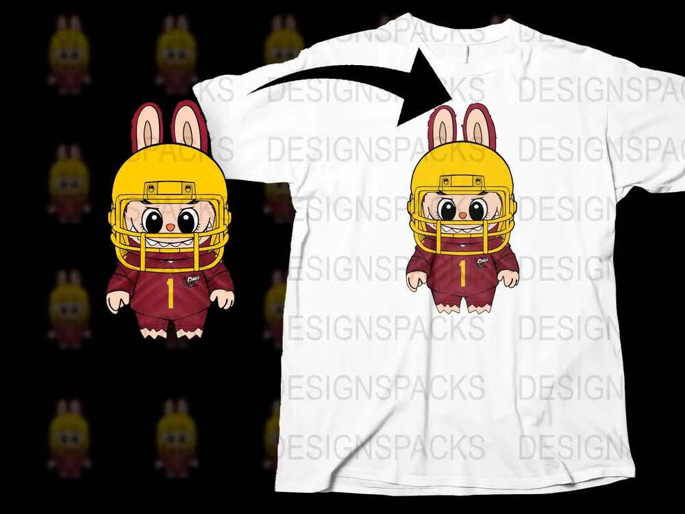 Cartoon Firefighter Rabbit Graphic T-Shirt, Cute Bunny Kids Tee, Animal Character Casual Shirt