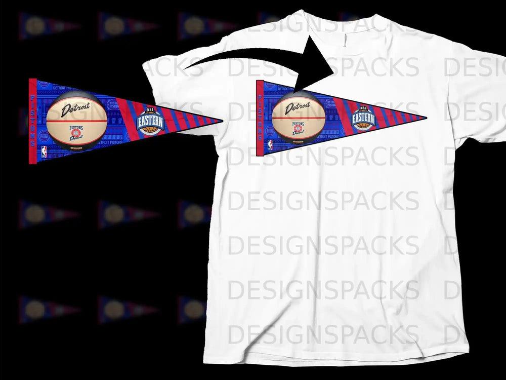 Detroit Pistons NBA Eastern Conference T-Shirt