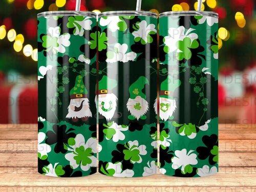 Green Lucky Festive St Patrick Gnome Tumbler product type