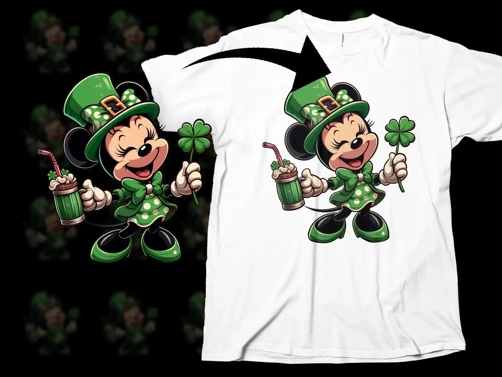 Minnie Mouse St Patricks Day Leprechaun Shamrock Green product type