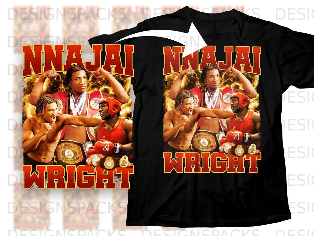 Nnajai Wright Boxing Champion T-Shirt