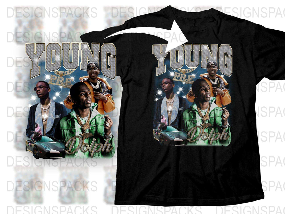 Young Dolph Tribute T-Shirt, Hip Hop Legend Graphic Tee, Men's Urban Fashion Top, Music Fan Apparel