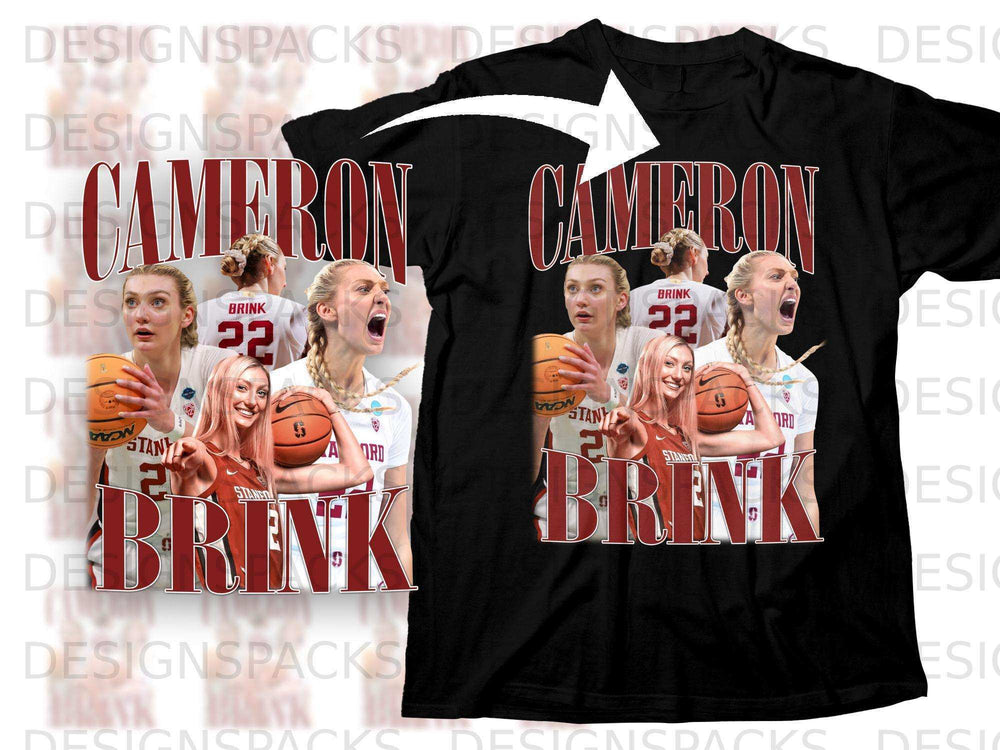 Cameron Brink Stanford basketball jersey with number 22.