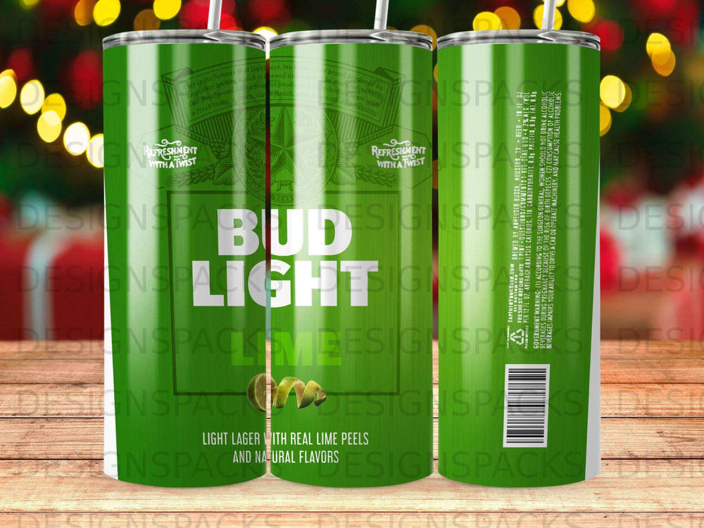 Bud Light can with lime flavor and "Refreshment with a Twist" text.