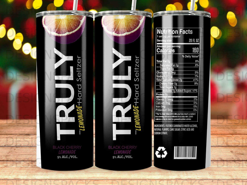Truly Lemonade Hard Seltzer, Black Cherry Lemonade flavor, 20 fl oz can.