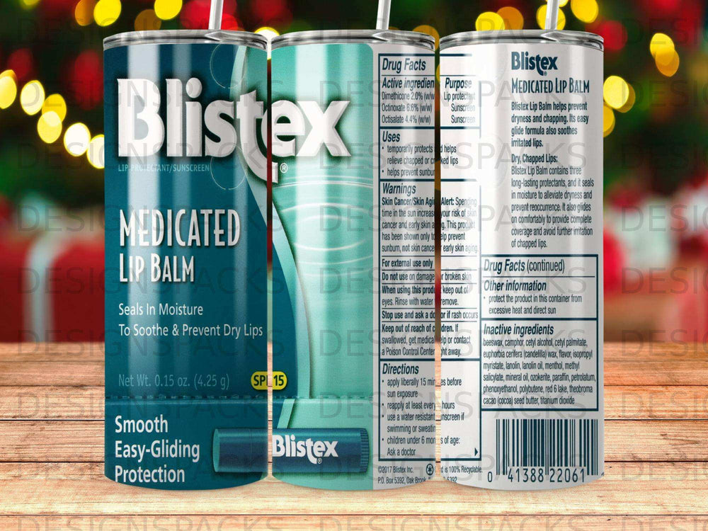 Blistex Medicated Lip Balm with SPF 15, soothing and moisturizing.
