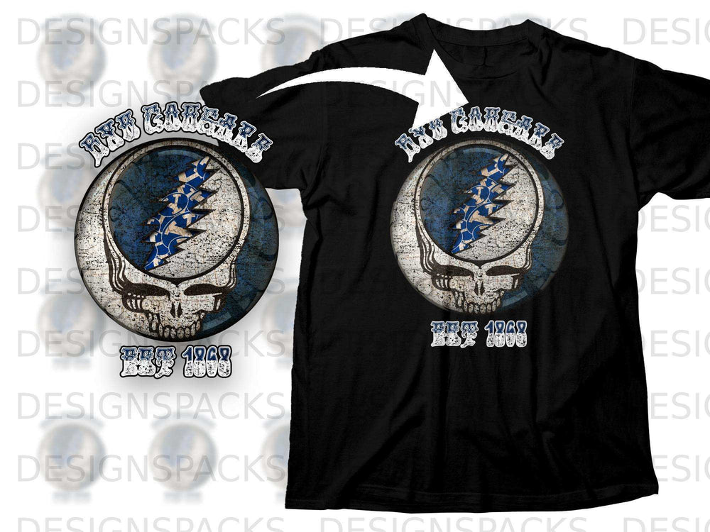 New Canaan EST 1808 Skull Graphic Black T-Shirt