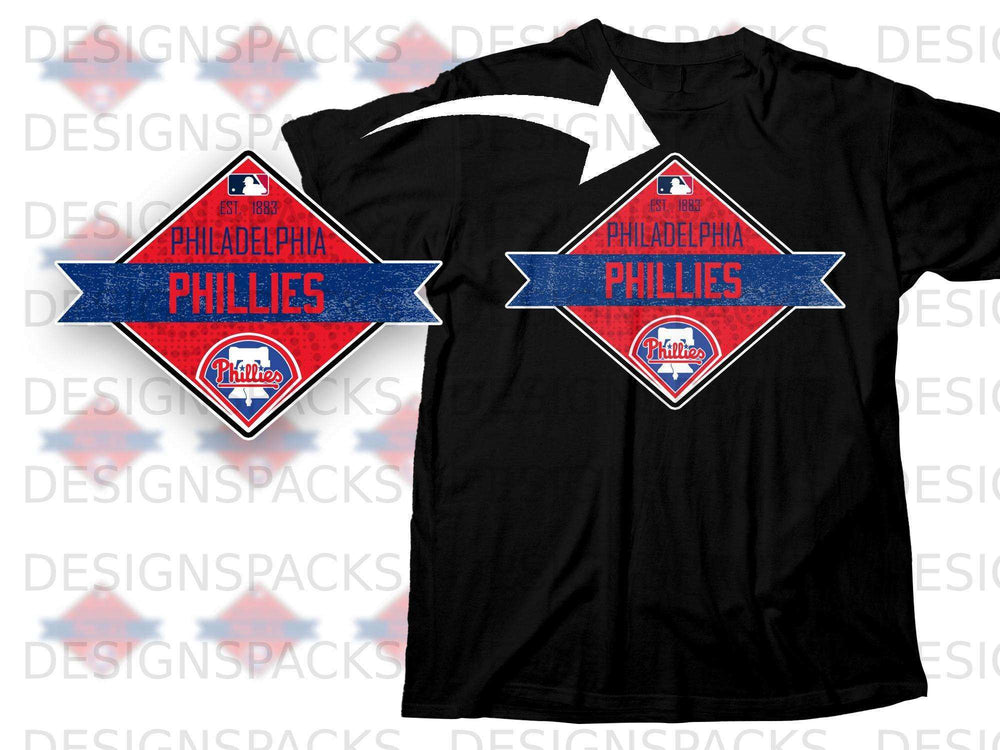 Philadelphia Phillies Est. 1883 Baseball T-Shirt