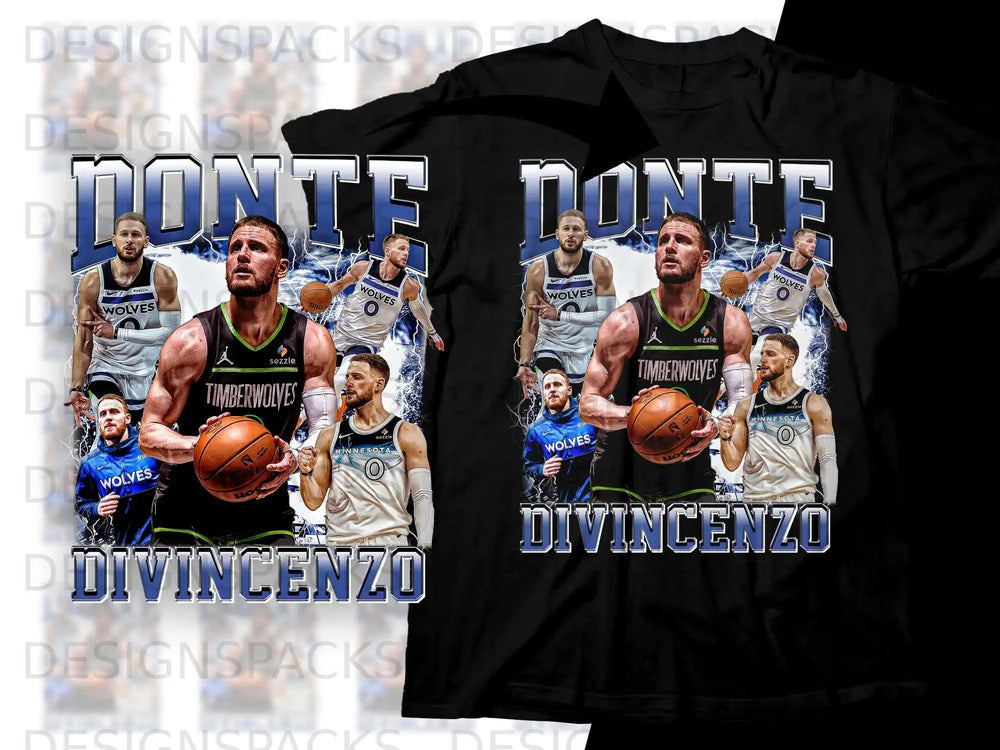 Minnesota Timberwolves jersey featuring player Donte DiVincenzo.