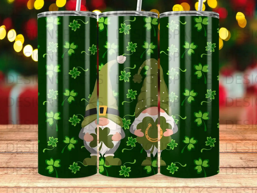 St Patricks Day Gnomes Lucky Shamrocks Tumbler product type
