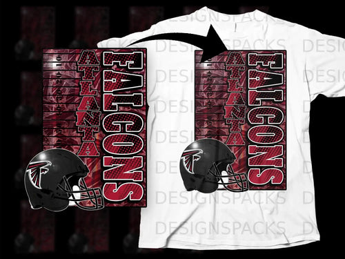 Atlanta Falcons Football Fan Gear T-Shirt