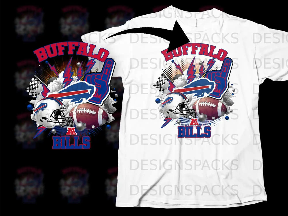Buffalo Bills Graphic Design T-Shirt
