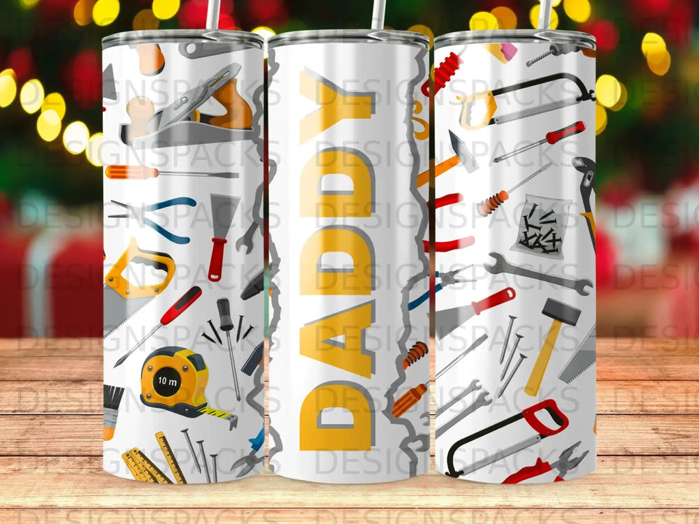 Daddy Tools Construction Design Tumbler product type