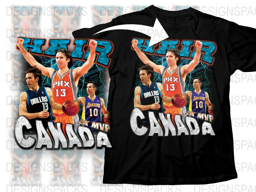 Vintage Basketball MVP T-shirt, Retro Sports Tee, Phoenix Dallas LA Canada Design, Unisex Clothing