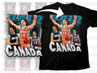 Vintage Basketball MVP T-shirt, Retro Sports Tee, Phoenix Dallas LA Canada Design, Unisex Clothing