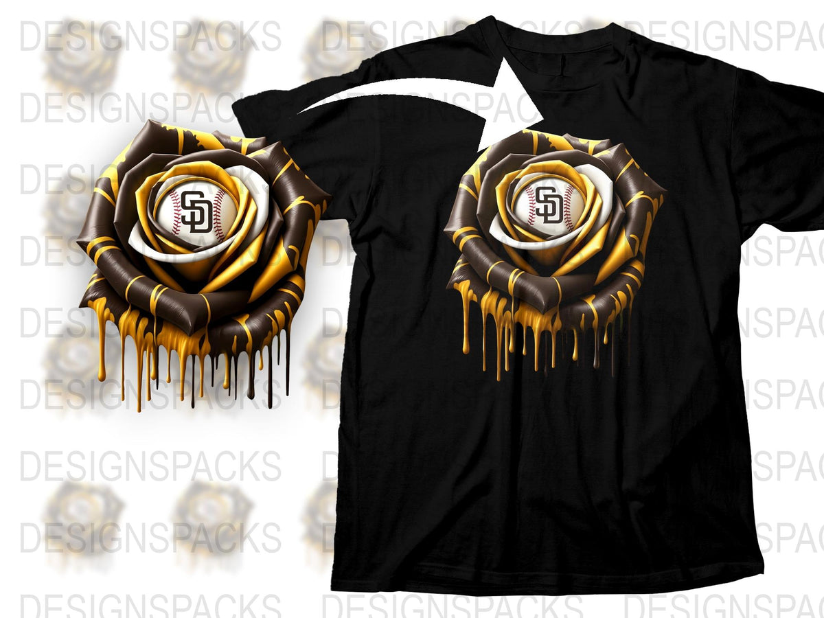 San Francisco Baseball Team Logo T-Shirt, Dripping Effect Graphic Tee, Unisex Sports Fan Apparel, Black Cotton Shirt