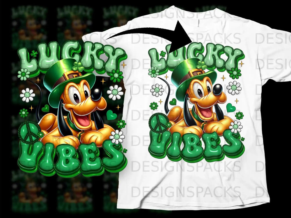 Lucky Vibes Pluto Leprechaun St Paddy product type