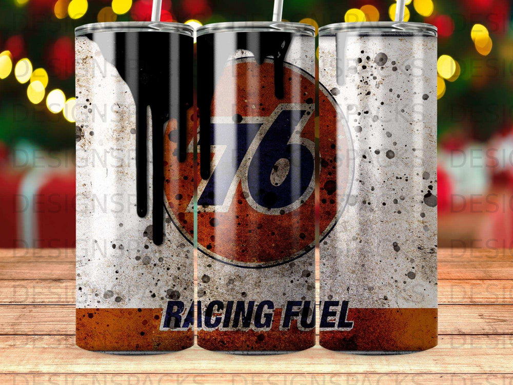 76 Racing Fuel Grunge Style Tumbler Drinkware product type