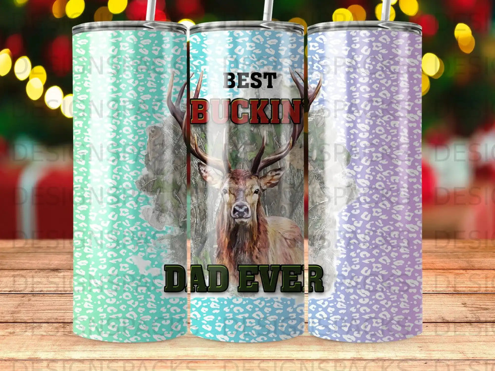 Best Buckin Dad Ever Deer Camouflage Leopard Print product type