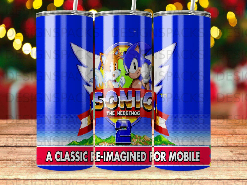 Sonic the Hedgehog 2 logo with "A Classic Re-Imagined for Mobile" text.