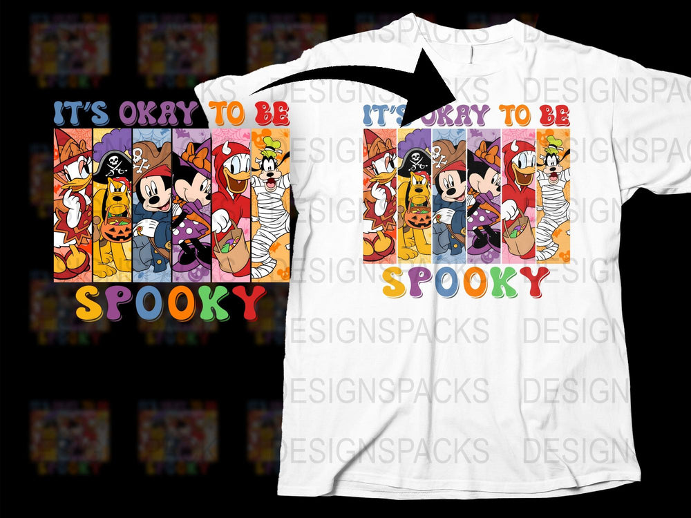 Halloween T-Shirt, Spooky Cartoon Cats, Fun Holiday Apparel, Colorful Graphic Tee, Unisex Kids and Adult Sizes