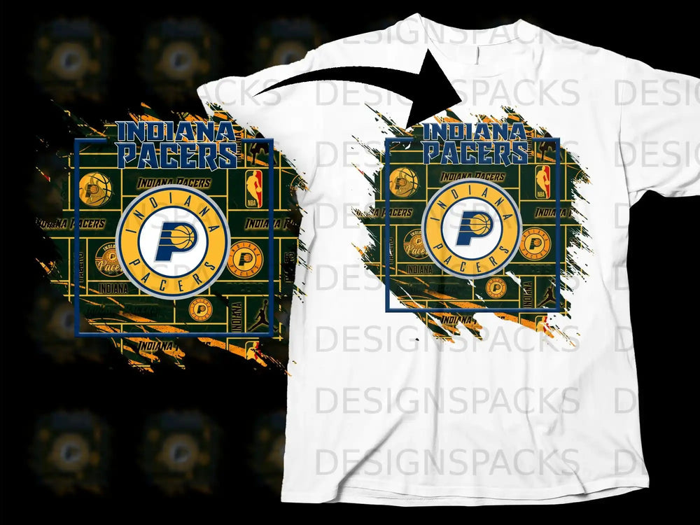 Indiana Pacers Basketball Team Fan T-Shirt