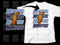Load image into Gallery viewer, Memphis Lightning Basketball Fan T-shirt
