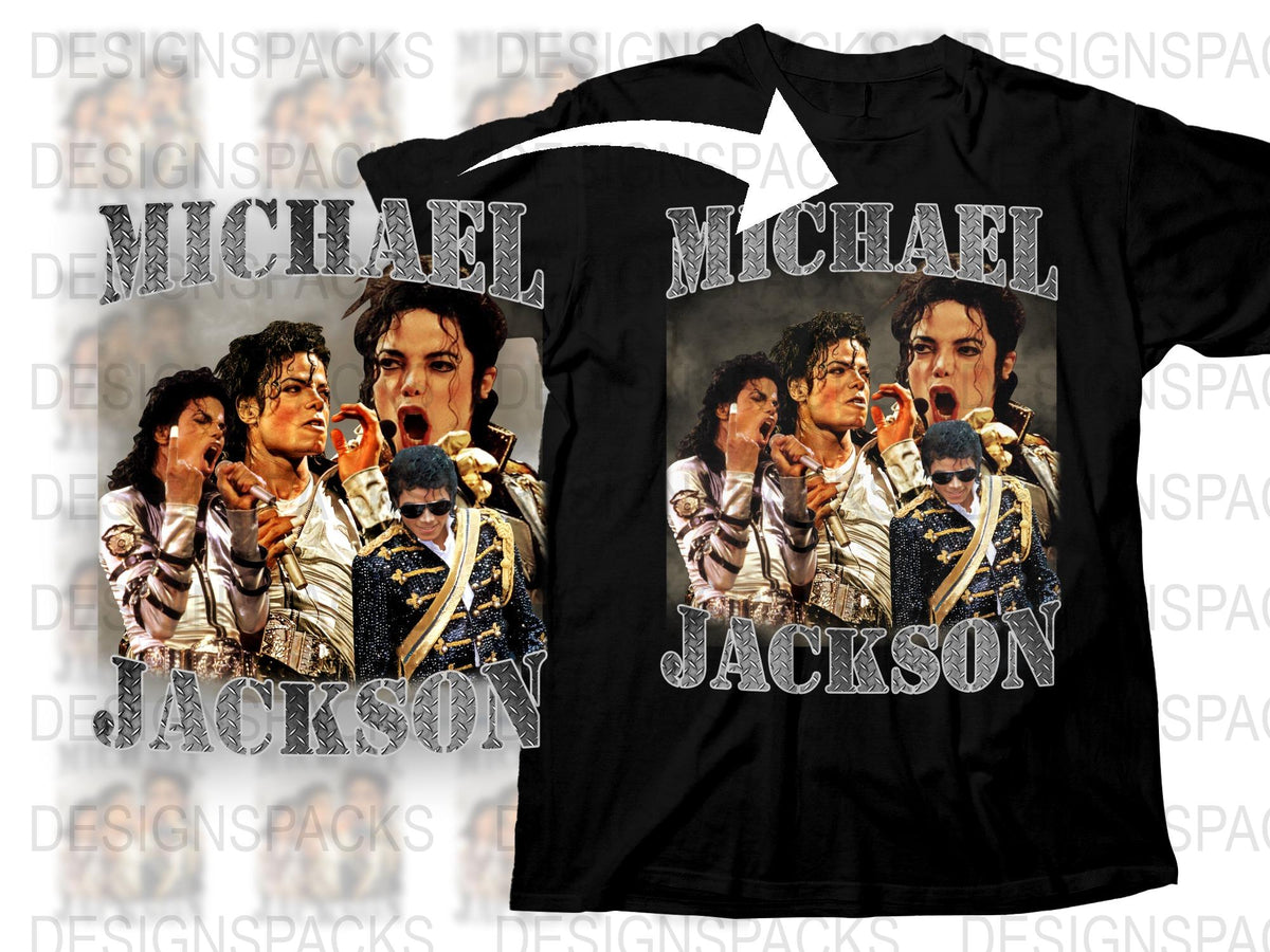 Vintage Pop Star Graphic Tee, Iconic 80s Music Legend, Collector's Item Black T-Shirt