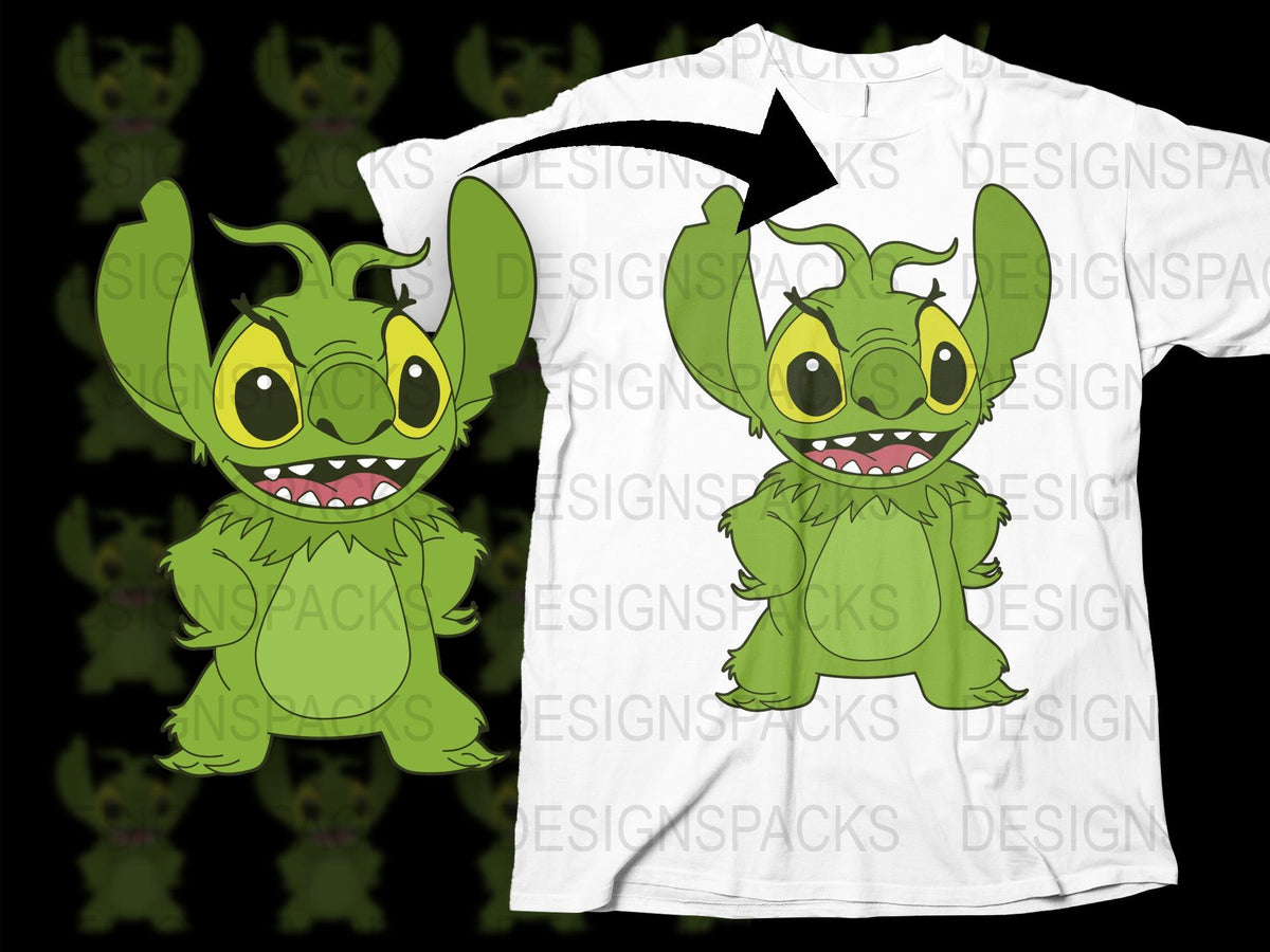 Cartoon Monster T-Shirt, Cute Green Creature Graphic Tee, Kids Unisex Funny Apparel, Casual Comfort Clothing