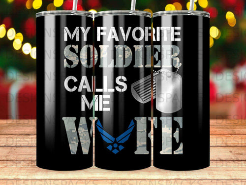 Black tumbler with 
