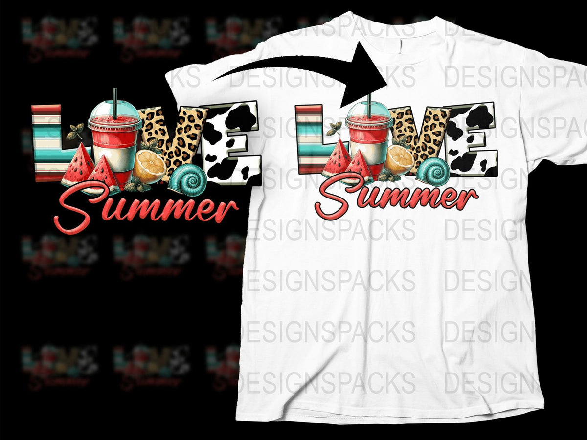 Summer Vibes T-Shirt, Leopard Print, Tropical Drink Graphic, Beach Style, Casual Wear, Cool Summer Fashion, Unisex Tees