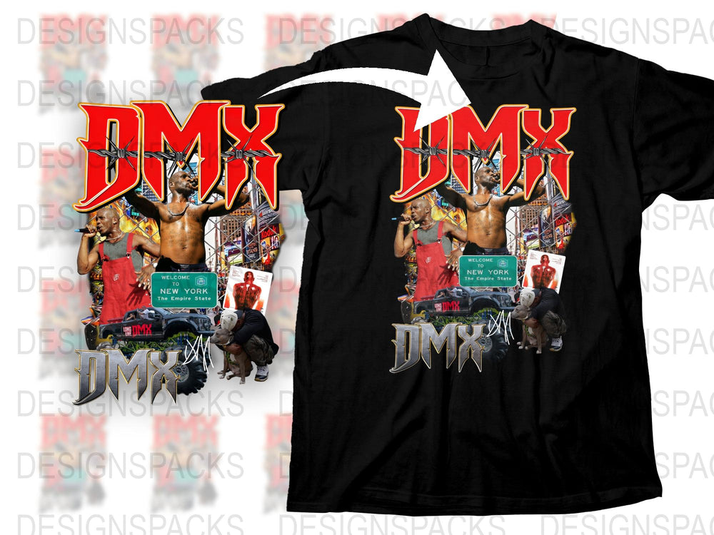 DMX Tribute T-Shirt, Hip Hop Legend Graphic Tee, Vintage Style Concert Merch, Rap Music Fan Apparel