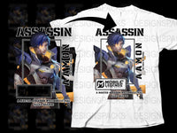 Mobile Legends Assassin T-Shirt, Anime Style Gaming Apparel, Men's Graphic Tee, Cool Gamer Clothing