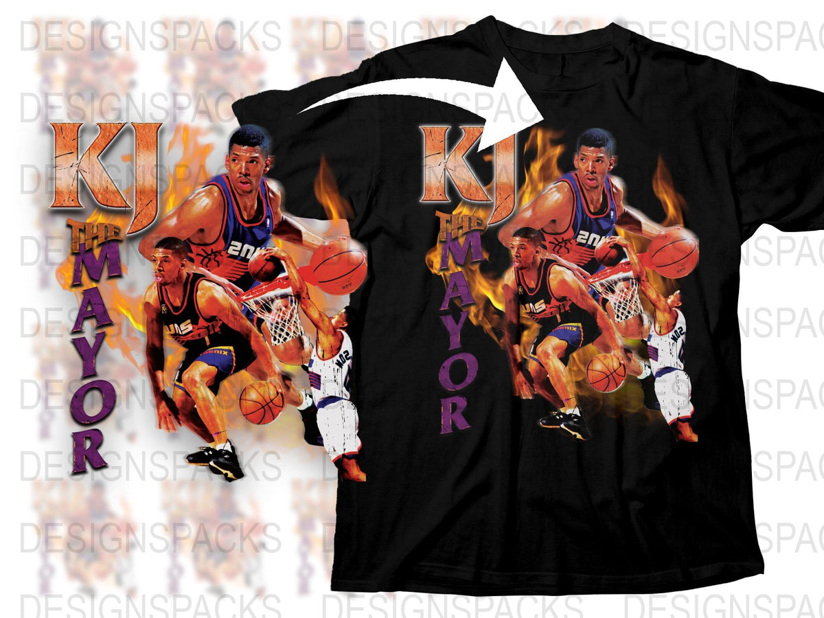 Vintage Basketball Player Graphic T-Shirt, Retro Sports Tee, Urban Streetwear, Athletic Apparel for Men and Women