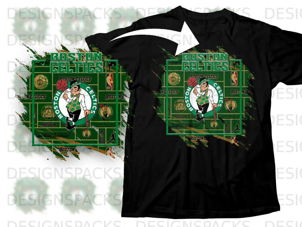 Boston Celtics Graphic Tee Basketball Fan Shirt