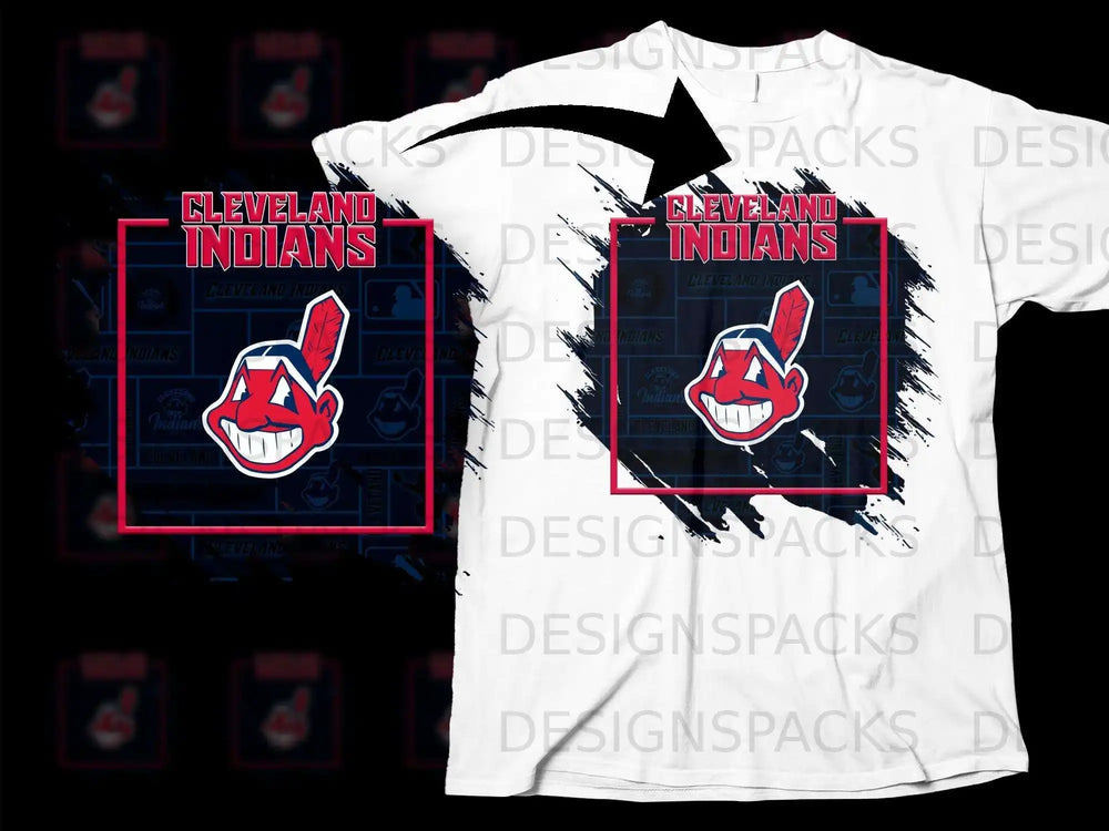Cleveland Indians Logo Design Graphic Tee