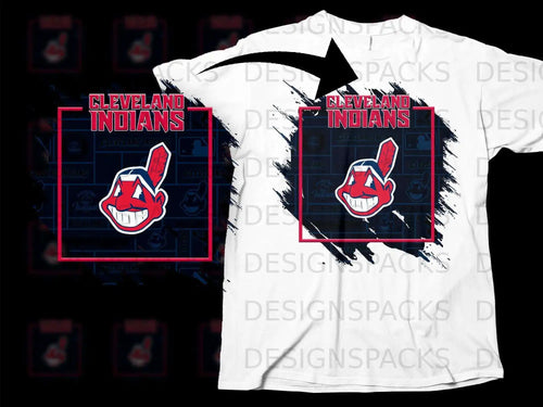 Cleveland Indians Logo Design Graphic Tee