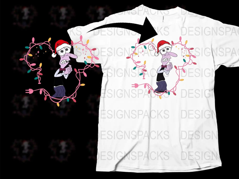 Funny Christmas T-Shirt, Festive Holiday Graphic Tee, Cartoon Skeleton Design, Unisex White Shirt