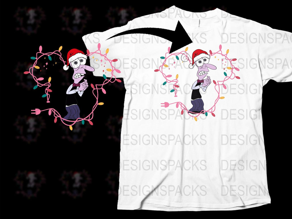 Funny Christmas T-Shirt, Festive Holiday Graphic Tee, Cartoon Skeleton Design, Unisex White Shirt